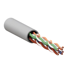 Витая пара TERACOM PRO Cat.5E U/UTP 4 пары solid 24AWG оболочка LSZH нг(А)-HF цвет серый (упа TR EKF