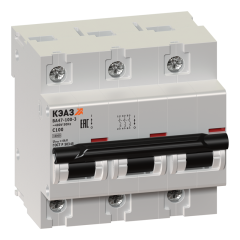 Выключатель автоматический модульный ВА47-100-3С25-УХЛ3- КЭАЗ 233030