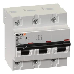 Выключатель автоматический модульный ВА47-100-3С25-УХЛ3- КЭАЗ 233030