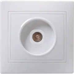 KVARTA Роз. 1-мест. TV РТВ10-КБ бел. IEK EAK10-K01-DM