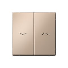 ARTGALLERY 2-клавишный ВЫКЛЮЧАТЕЛЬ ДЛЯ ЖАЛЮЗИ, 2х сх.4, 10А, механизм, ПЕСОЧНЫЙ GAL Systeme Electric