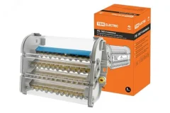 Tdm Рб-160 Распределит. Блок На Din-Рейку 4П 160А (4 Шины 2X9+2X8+7X7+1X12) TDM Electric SQ0823-0007