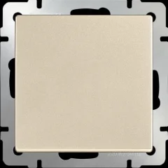 Выключатель одноклавишный проходной (шампань) W1112011 Werkel a050865
