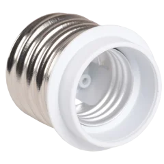 ПР40-27-К02 Переходник пластик, Е40-Е27, белый, индивидуальный пакет, IEK EPR31-01-01-K01