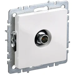 BRITE Роз. TV оконечная РТВ11-0-БрБ бел. IEK BR-A10-O-K01