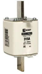 Плавкая вставка ППН-37 400/315А габарит 2 EKF fus-37/400/315