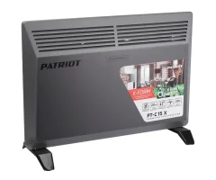Конвектор электрический Patriot PT-C 15 X, 750/1500 Вт., Х-образный монолитный нагревательный элемен