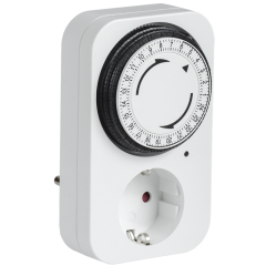 РТМ-2 Розетка-таймер мех инд 15мин 24ч 96on/off 16А IP20 IEK ERT-20-1-16-S-15-1-20-K01