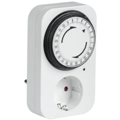 РТМ-2 Розетка-таймер мех инд 15мин 24ч 96on/off 16А IP20 IEK ERT-20-1-16-S-15-1-20-K01