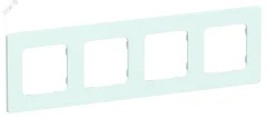 FLITE CLASSIC Рамка 4-местная РУ-4-К-ФлХЛ холодный лед IEK FI-M42-32-20-K94