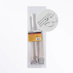 Хомут стальной 7.9х300мм, d пучка max 82мм, нагрузка 120кг, серый, SSCTE79-300 (25шт в упак) STEKKER