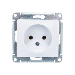 GLOSSA РОЗЕТКА без заземления, 16А, механизм, БЕЛЫЙ Systeme Electric GSL000141