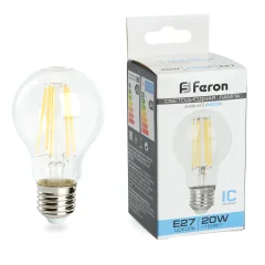 Лампа светодиодная, (20W) 230V E27 6400K, LB-620 Feron 48285