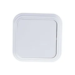 Выключатель одноклавишный открытой установки, 250В, 6А, IP20, белый, PSW06-21-20 (VA1 6-131-Б) STEKK