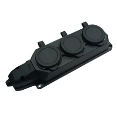Розетка трёхместная штепсельная переносная РП 16-031 IP54 SVET EDS004284
