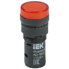 Лампа AD22DS(LED)матрица d22мм красный 230В IEK BLS10-ADDS-230-K04