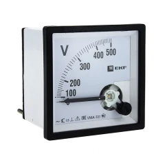 Вольтметр VMA-721 аналоговый на панель (72х72) квадратный вырез 500В прямое подкл. PROxima vma-7 EKF