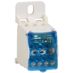 Распределительный блок на DIN-рейку РБД-80А IEK RBD-80