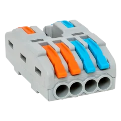 Клемма СМК 222-424 разветвительная 4 выхода 0,08-4 мм2 EKF plc-smk-422-4