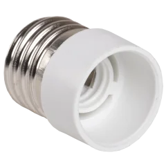 ПР27-14-К02 Переходник пластик, Е27-Е14, белый, индивидуальный пакет, IEK EPR12-01-01-K01