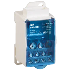 Распределительный блок на DIN-рейку РБД-500А IEK RBD-500