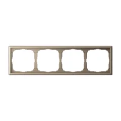 ARTGALLERY 4-постовая РАМКА, универсальная, ШАМПАНЬ Systeme Electric GAL000504