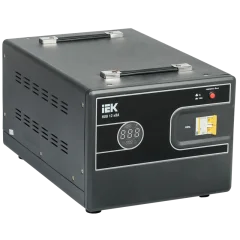 Стабилизатор напр. 1-ф. переносн. 12кВА HUB IEK IVS21-1-012-13