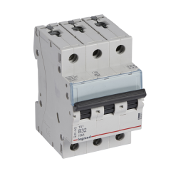 Автоматический выключатель TX³ 6000 - 10 кА - тип характеристики B - 3П - 400 В~ - 32 А - 3 модуля L