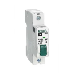 Авт. выкл. 1Р 3А х-ка B ВА-103 6кА нов. DEKraft 12202DEK
