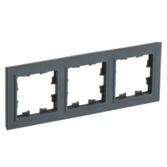 BRITE Рамка 3-мест. РУ-3-БрГ граф. IEK BR-M32-K53