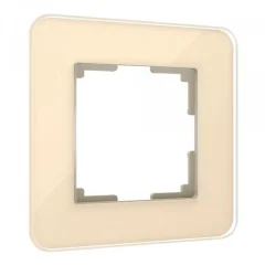 Рамка из стекла на 1 пост Elite айвори W0012443 Werkel a057882