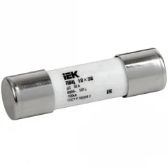 Плавкая вставка цилиндрическая ПВЦ 10х38 20А , IEK CFL10-020