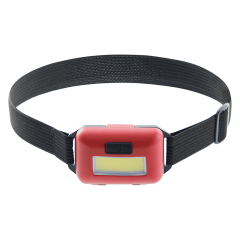 Фонарь налобный светодиодный, работающий от батареек 3*AAA, 2W, COB, IP44, пластик, TH2308 417 Feron