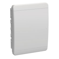 TEKFOR Корпус пластиковый ЩРВ-П-24 IP41 белая дверь IEK TF5-KP13-V-24-41-K01-K01