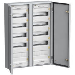 Корпус металлический навесной ЩРн-120 2х5х12 модулей (120м) IP54 У2 TITAN 5 серый MKM11-N-120-54 IEK