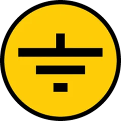 Самоклеящаяся этикетка: 30х30мм символ "Заземление" IEK ypc20-zazem-1-096