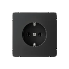 ARTGALLERY РОЗЕТКА с заземлением, 16А, механизм, быстрозажим. клем., КАРБОН GAL0010 Systeme Electric