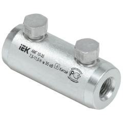 Алюм. механич. гильза со срывными болтами АМГ 10-35 IEK UZA-29-S10-S35-35