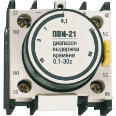 Приставка ПВИ-22 задержка на выкл. 10-180сек 1NO+1NC IEK KPV20-11-2