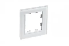 ATLASDESIGN NATURE 1-постовая РАМКА, ОРГАНИЧЕСКОЕ СТЕКЛО БЕЛЫЙ Systeme Electric ATN320101