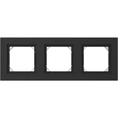 Рамка 3 поста IP44 AQUA, карбон Systeme Electric ATN441003