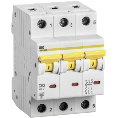 KARAT Авт. выкл. ВА47-60M 3P D 32А 6кА IEK MVA31-3-032-D