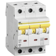 KARAT Авт. выкл. ВА47-60M 3P D 32А 6кА IEK MVA31-3-032-D