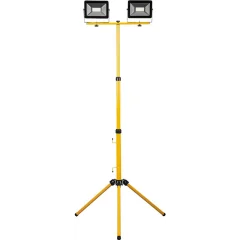 Прожектор на штативе , 2*50W 6400К 230V черный IP65 , LL-503 Feron 29568