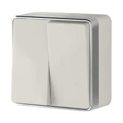 Выключатель двухклавишный Gallant (слоновая кость) W5020003 Werkel a051562