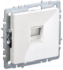 BRITE Роз. комп. RJ45 кат.6 РК11-БрБ бел. IEK BR-K10-2-K01