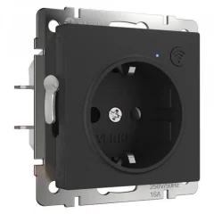 Розетка Wi-Fi (черный матовый) W1171608 Werkel a056422