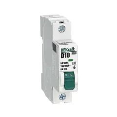 Авт. выкл. 1Р 10А х-ка D ВА-103 6кА нов. DEKraft 12335DEK