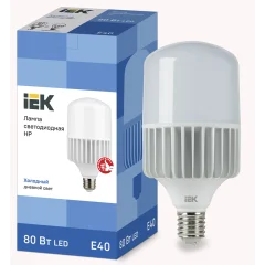 Лампа LED HP 80Вт 230В 6500К E40 IEK LLE-HP-80-230-65-E40