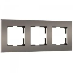 Рамка на 3 поста Slab (бронза матовый) W0032963 Werkel a062814